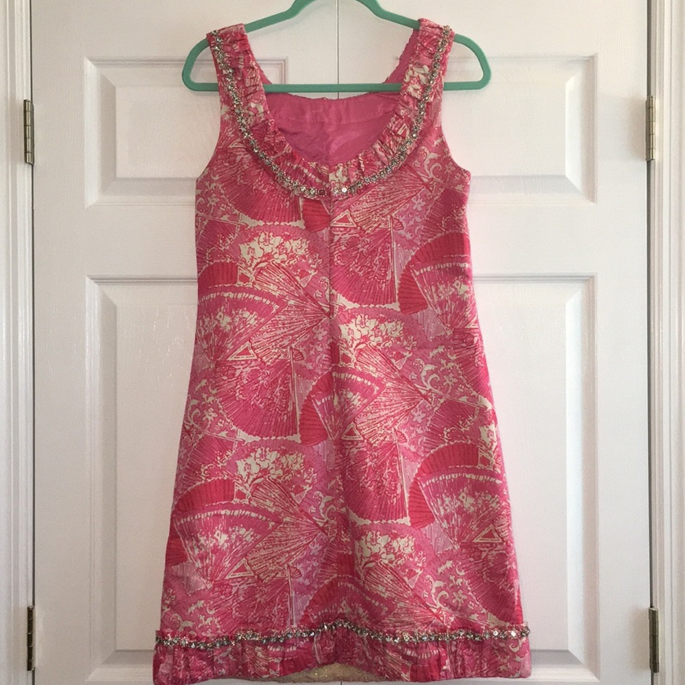 Lilly Pulitzer Shift with Rhinestone Trim - Picture 2 of 5